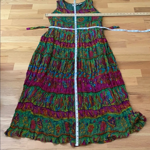 VTG 🐠 🐚 Colorful Fish dress Vibrant STUNNING - Picture 14 of 16